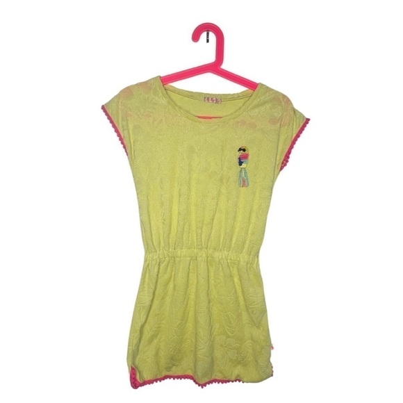 Billiblush Yellow Terrycloth swim cover up Girls size 12 - Picture 1 of 5